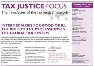 Tax Justice Focus: The Professions Issue