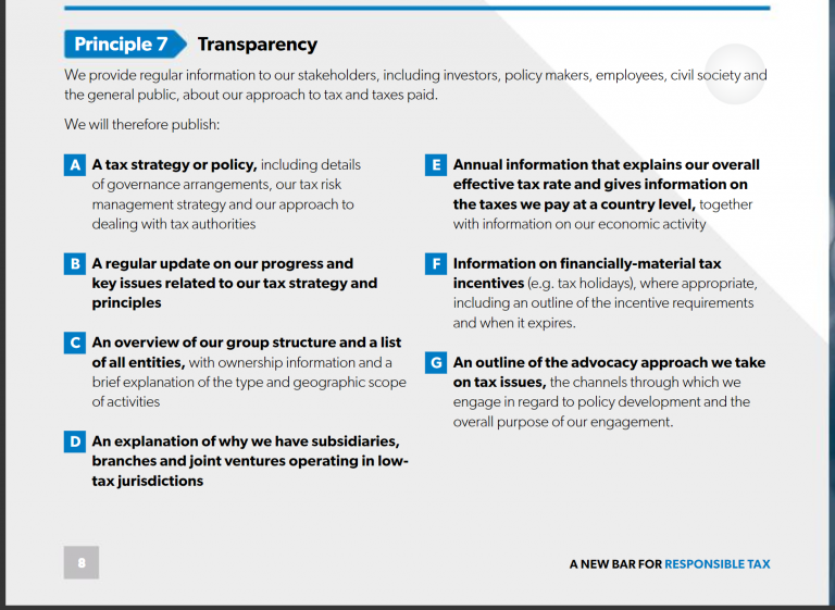 The B Team Are Lowering The Bar For Tax Reporting