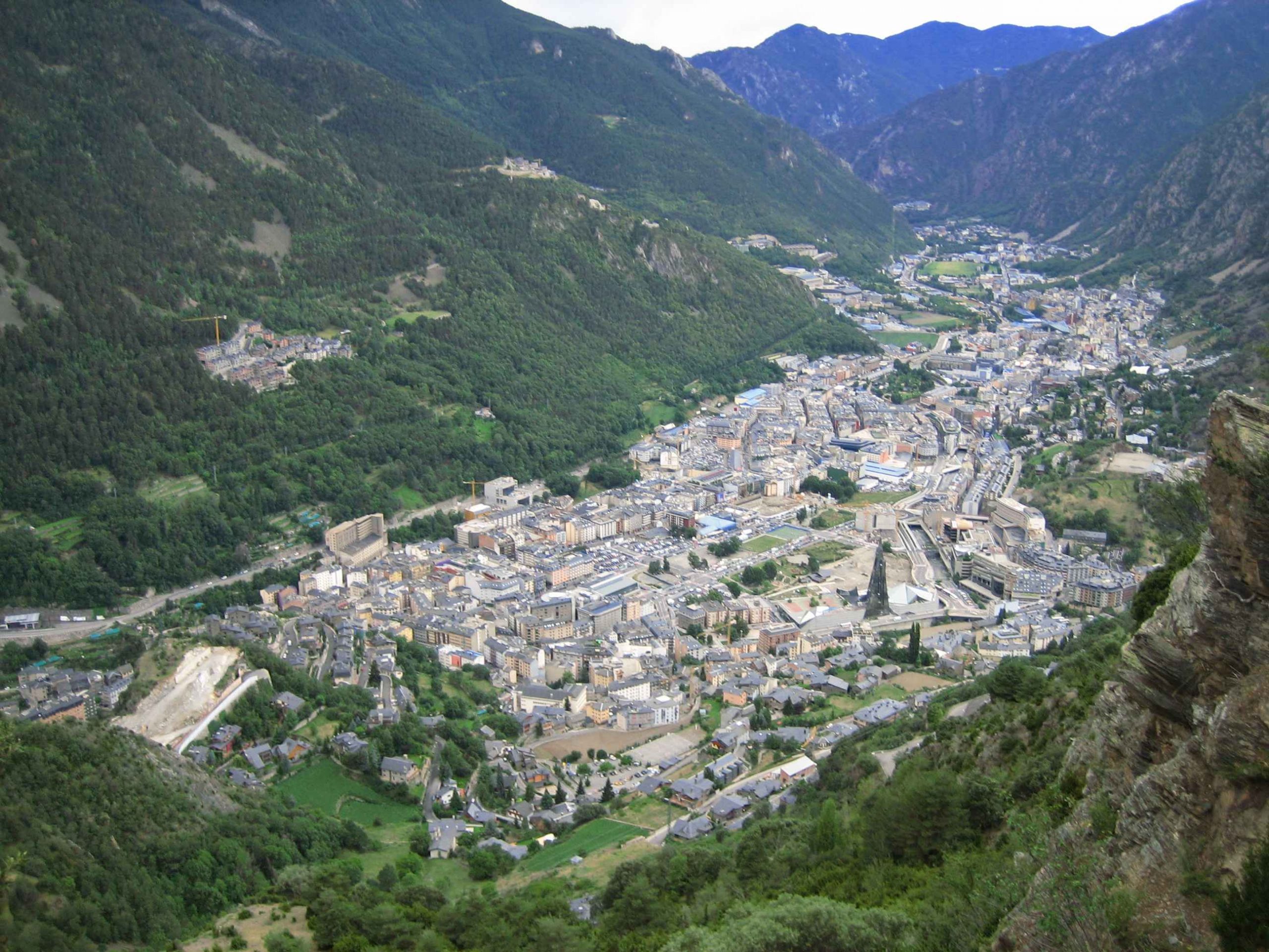 Andorra has just over twice the population of Liechtenstein, and looks a little like it too. 