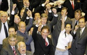 One Brazilian interest group cheers the CPMF's abolition in 2007.