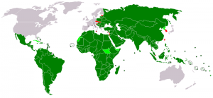Wikipedia's view of where developing countries are