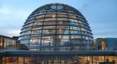 The dome of the Reichstag parliament building