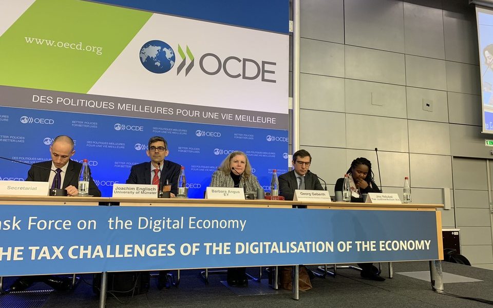 Panel of speakers at the OECD