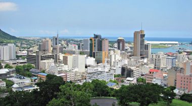 A skyline image of Port-Louis, the capital of Mauritius