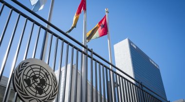 The UN Secretariat Headquarters building in New York